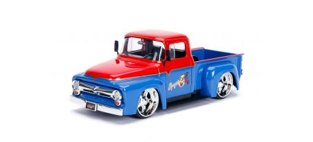 1956 FORD F100 W/ SUPER GIRL FIGURINE | CARSNGO.FR