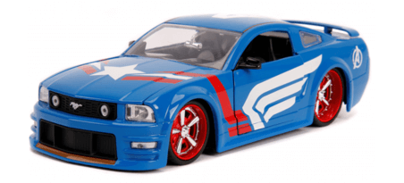 2006 MUSTANG W/CPT AMERICA FIGURINE | CARSNGO.FR