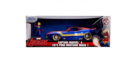 1973 MACH 1 W/CAPITAINE MARVEL FIGURINE | CARSNGO.FR